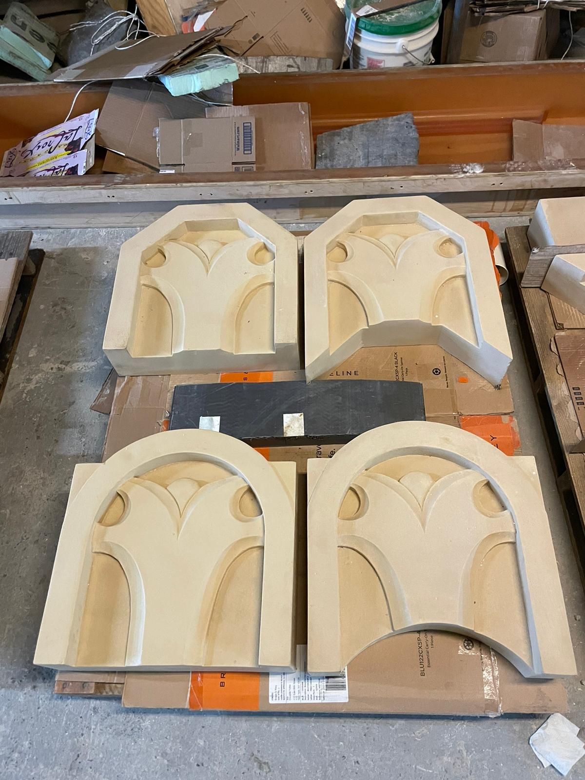 Custom size cast stones